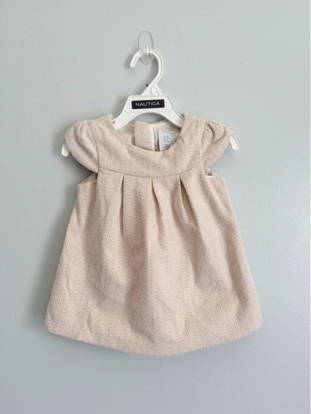 Tahari Baby Herringbone Holiday Dress 18M